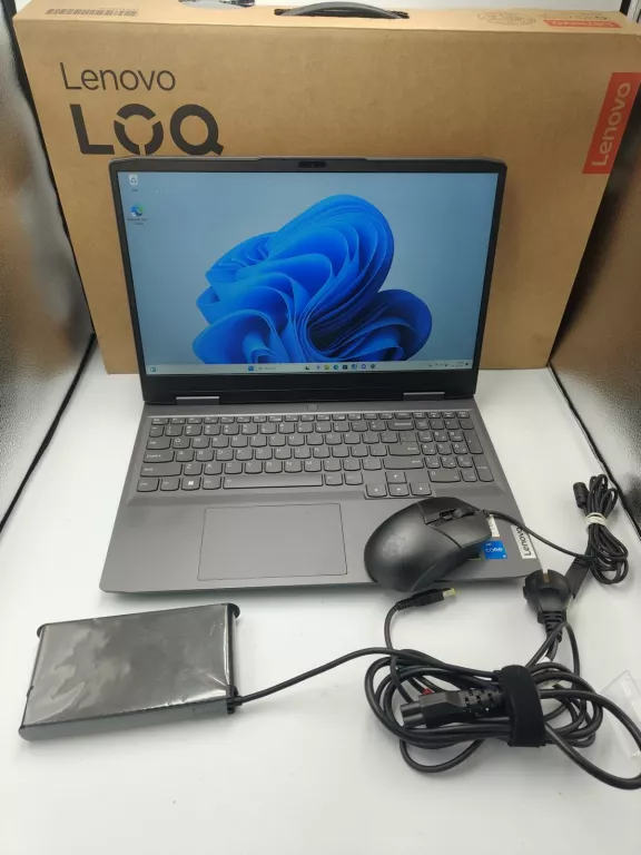LAPTOP LENOVO LOQ 15IRH8 RTX 3050 6GB I5-13420H 16 GB RAM PUDEŁKO