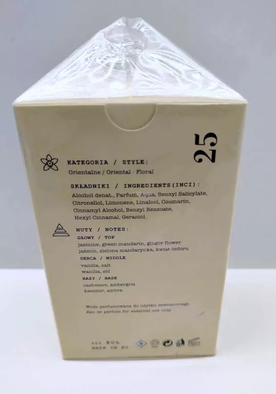 WODA PERFUMOWANA MADE IN LAB 25 100ML