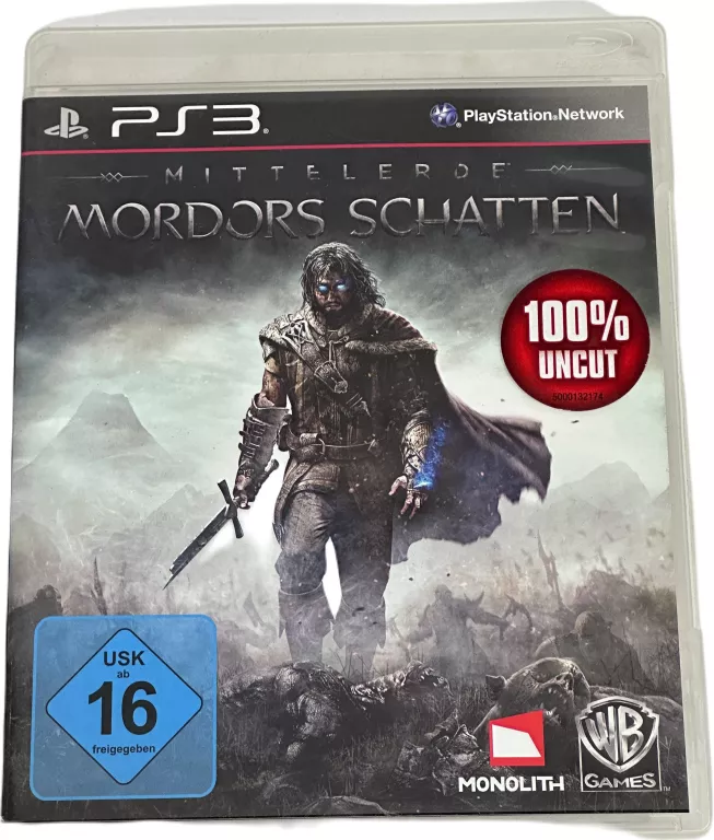 GRA ŚRÓDZIEMIE: CIEŃ MORDORU NA KONSOLĘ PLAYSTATION 3 PS3