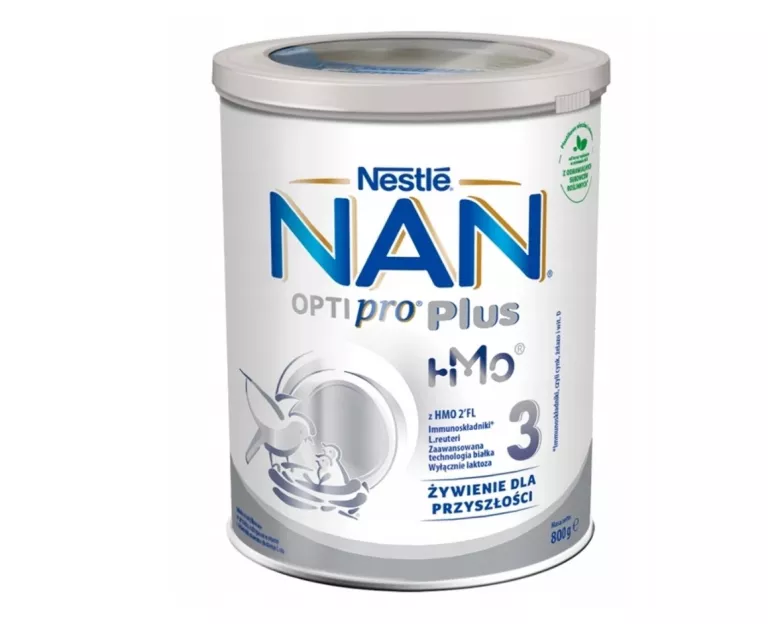 NAN OPTIPRO PLUS 3 HMO MLEKO MODYFIKOWANE DLA DZIECI PO 1. ROKU 800G