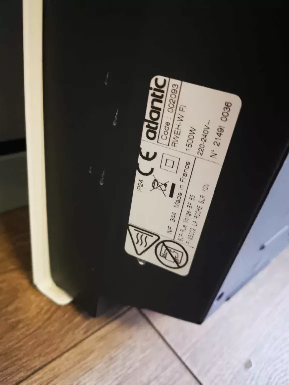 GRZEJNIK - PROMIENNIK CIEPŁA ATLANTIC SOLIUS 1500W BIALY