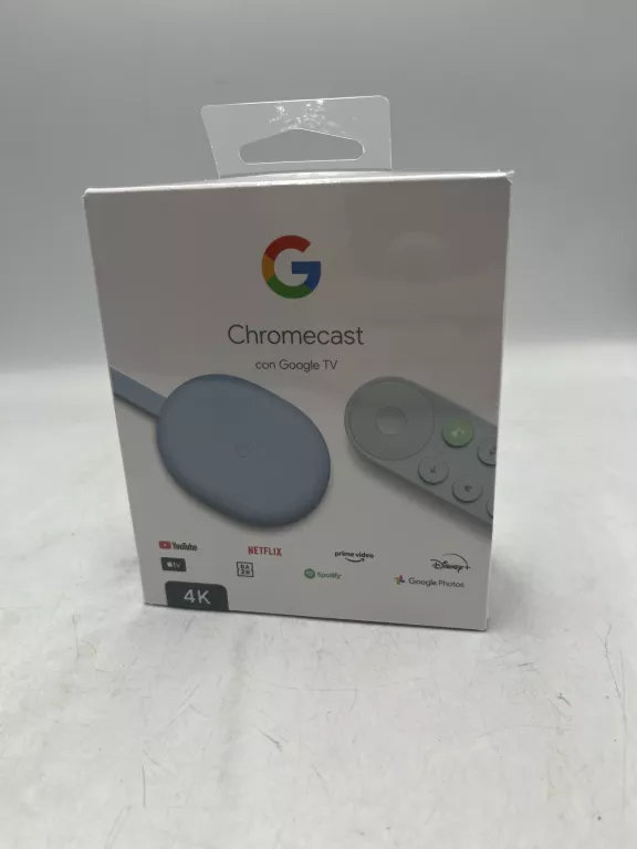 ODTWARZACZ MULTIMEDIALNY GOOGLE CHROMECAST 4.0 4K 4 GB