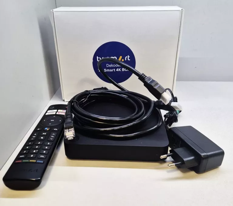 DEKODER TV SMART 4K BOX ZESTAW