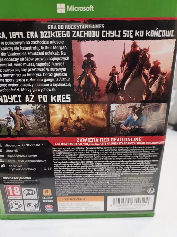 GRA XBOX ONE RED DEAD REDEMPTION II