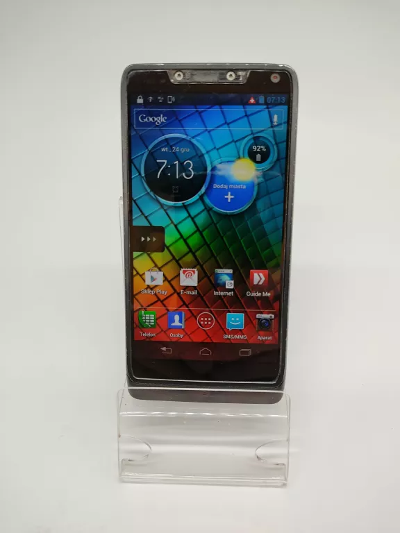 TELEFON MOTOROLA RAZR I CICHY GŁOŚNIK