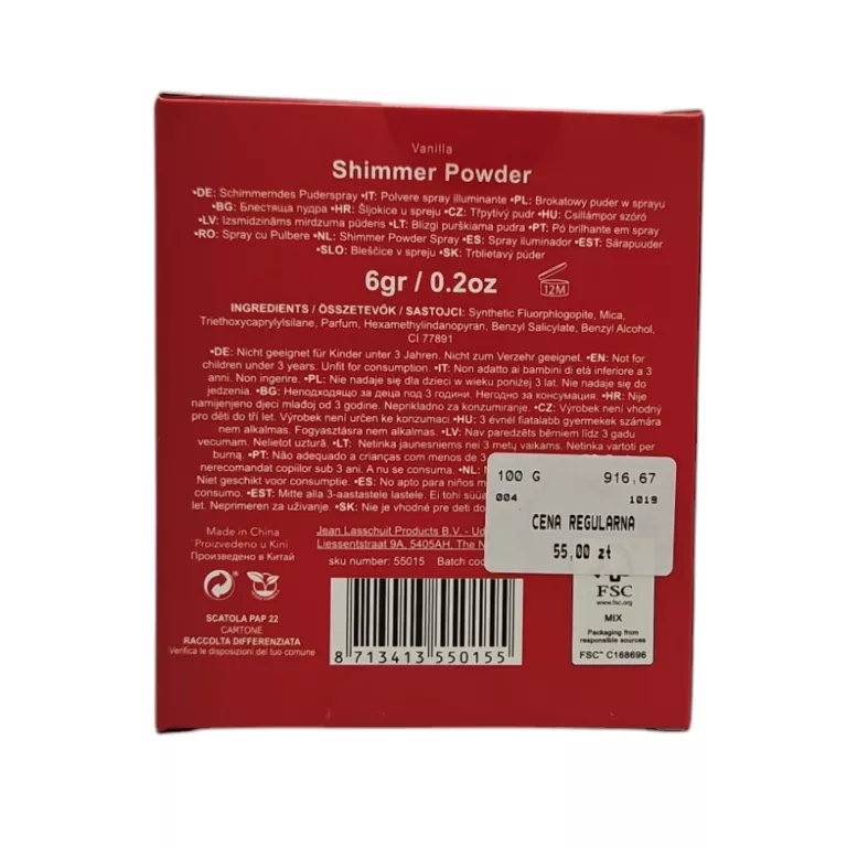 WINTER FULL OF STARS SHIMMER POWDER SPRAY