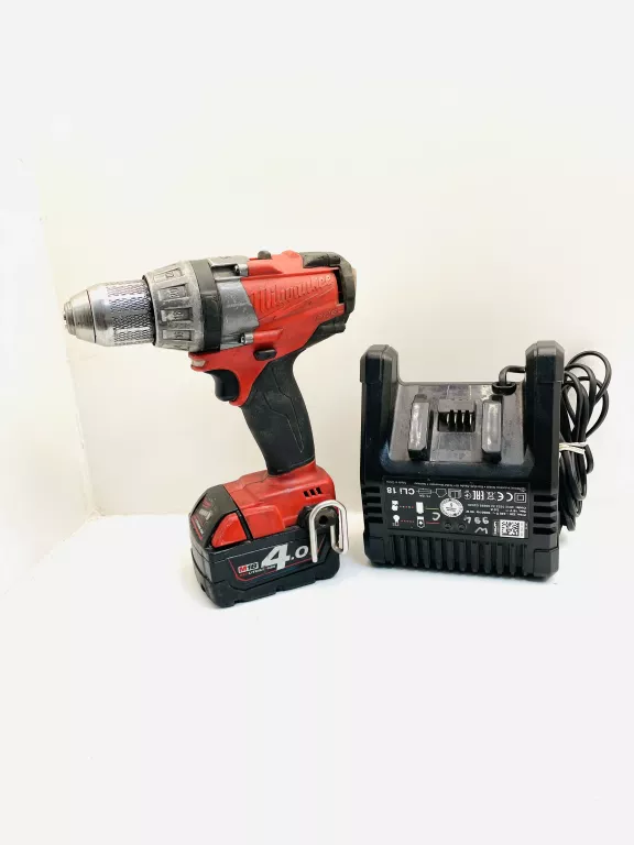 WKRĘTARKA MILWAUKEE M18 CDD + AKU 4 AH + ŁADOWARKA