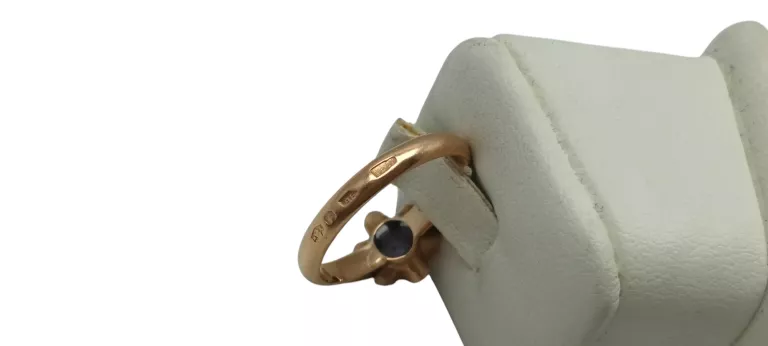 zloty-pierscionek-z-pieknym-niebieskim-oczkiem-585-320g-r15-stan-11323-2