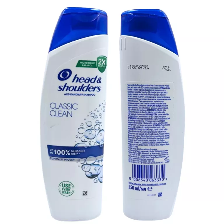 SZAMPON HEAD & SHOULDERS CLASSIC CLEAN 250 ML