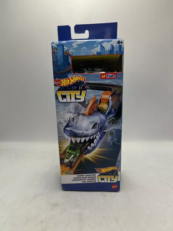 ZESTAW HOT WHEELS CITY SHARK LAUNCHER