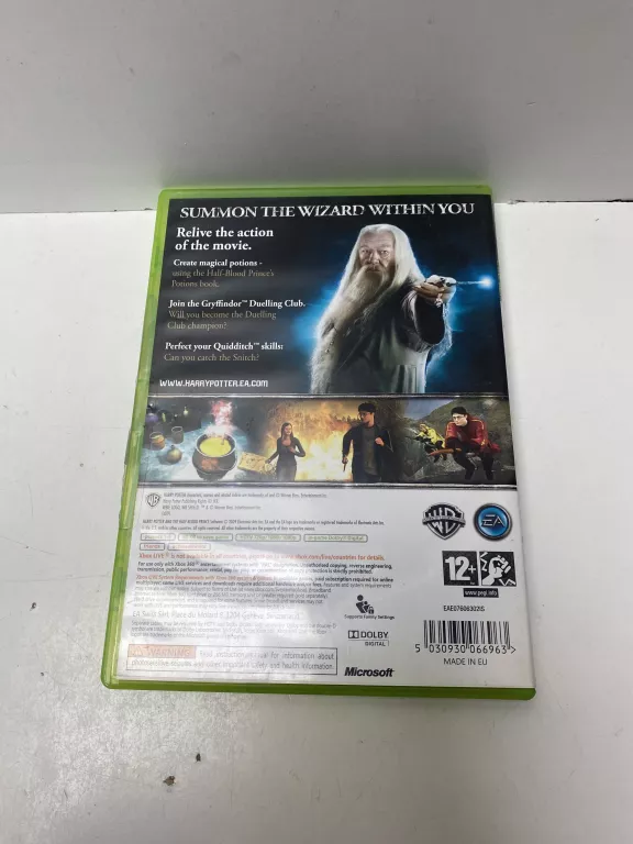 HARRY POTTER HALF BLOOD PRINCE XBOX 360