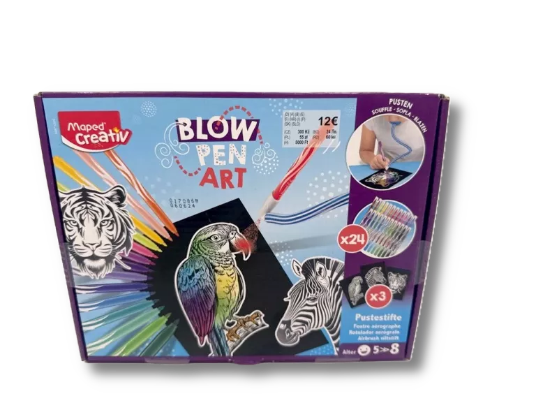 FLAMASTRY DMUCHANE MAPED CREATIV BLOW PEN ART 846710