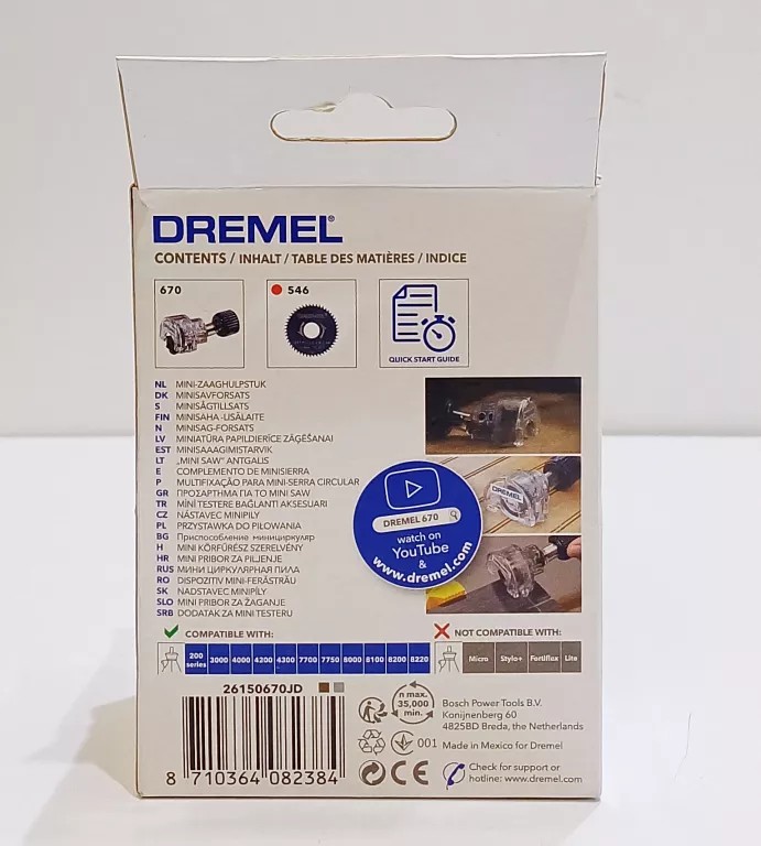 PRZYSTAWKA PROWADNICA PILARKA TARCZOWA 670 DREMEL