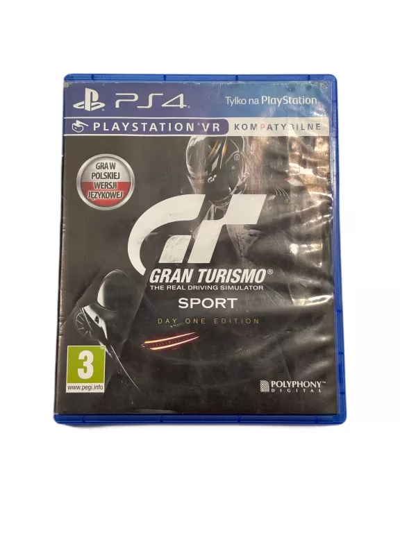 SONY GRAN TURISMO SPORT PS4