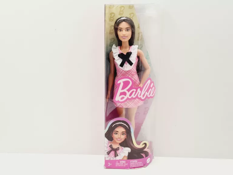 LALKA BARBIE MATTEL BRUNETKA ZIELONE OCZY FASHIONISTAS HJT06