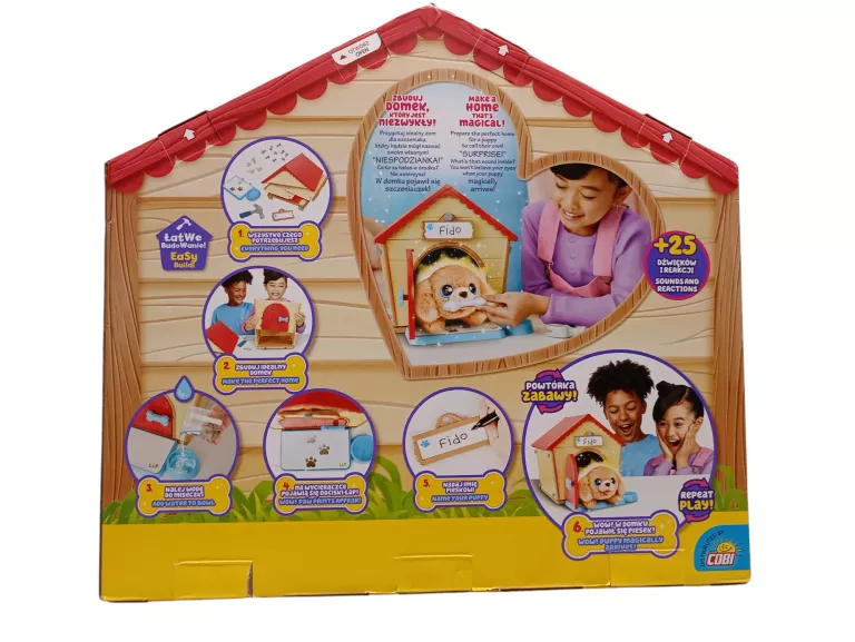 COBI INTERAKTYWNA LITTLE LIVE PETS PIESEK PIES Z DOMKIEM BRĄZOWY