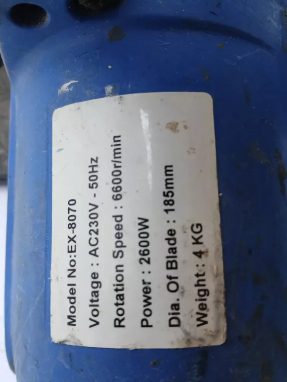 PILARKA TARCZOWA ELEKTRYCZNA EX-8070 2600W