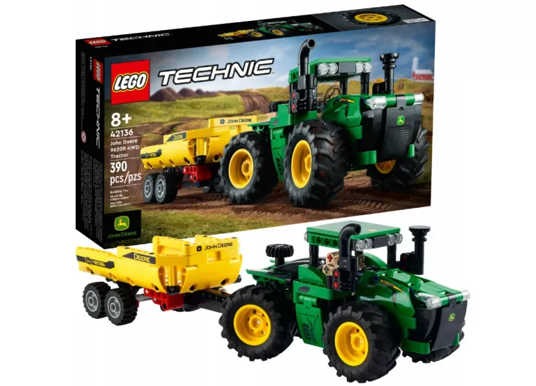 LEGO TECHNIC TRAKTOR JOHN 42136 FARMER FARMA GOSPODARKA
