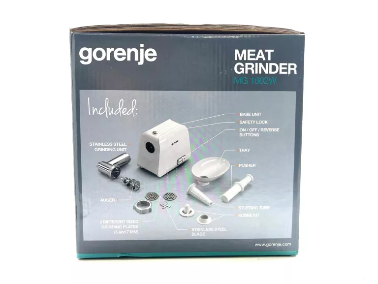 GORENJE MG 1602W MASZYNKA DO MIĘSA
