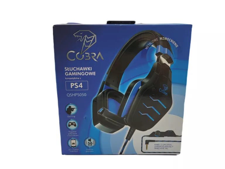 SŁUCHAWKI Q-SMART COBRA QSHPS050 DO PLAYSTATION 4