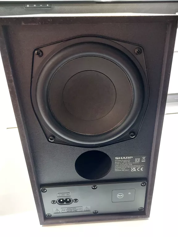 SOUNDBAR 2.1 SHARP HT-SBW182 100W BLUETOOTH USB CZARNY SUBWOOFER