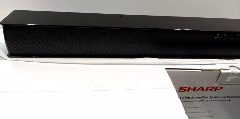 SOUNDBAR 2.1 SHARP HT-SBW182 100W BLUETOOTH USB CZARNY SUBWOOFER