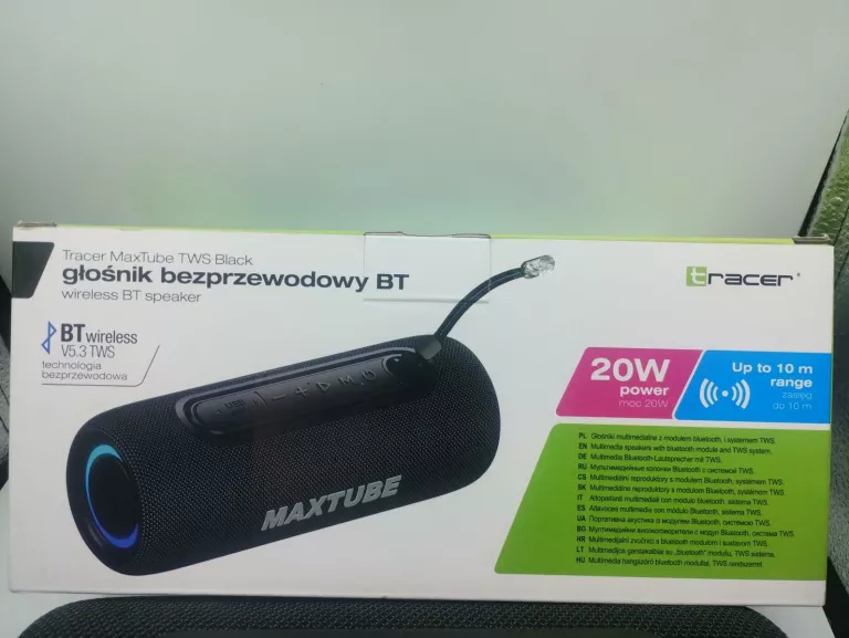 GŁOŚNIK BT TRACER MAXTUBE 20.W