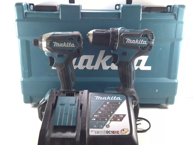 ZESTAW MAKITA DDF485 MAKITA DTD 153 W WALIZCE