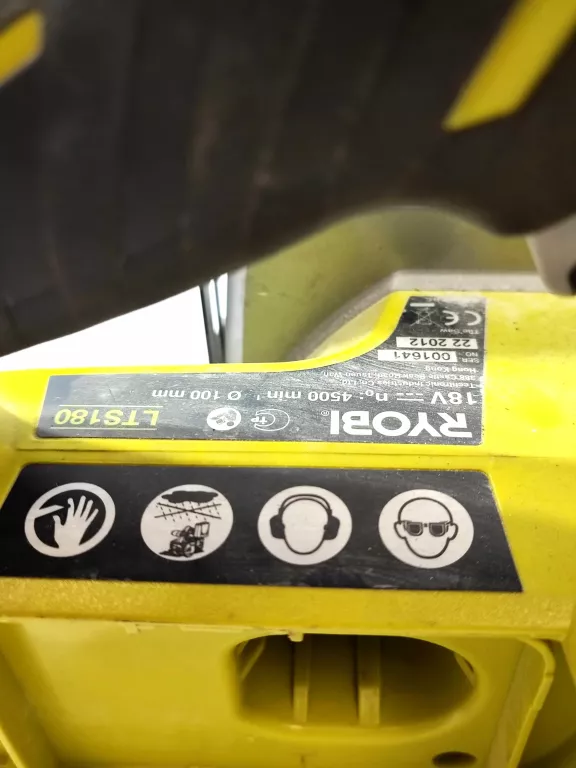 PRZECINARKA DO PŁYTEK AKUMULATOROWA 18V RYOBI LTS180M BODY
