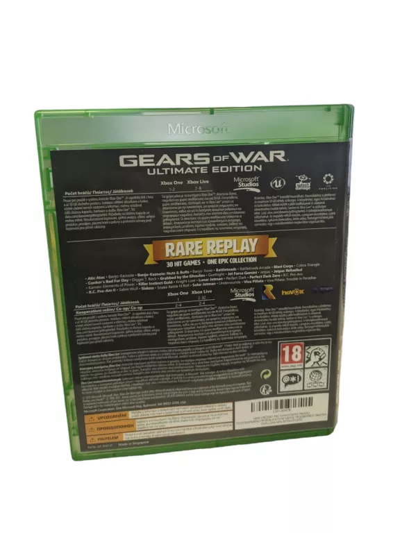 GEARS OF WAR ULTIMATE ED + RARE REPLAY - GRA NA KONSOLĘ XBOX ONE