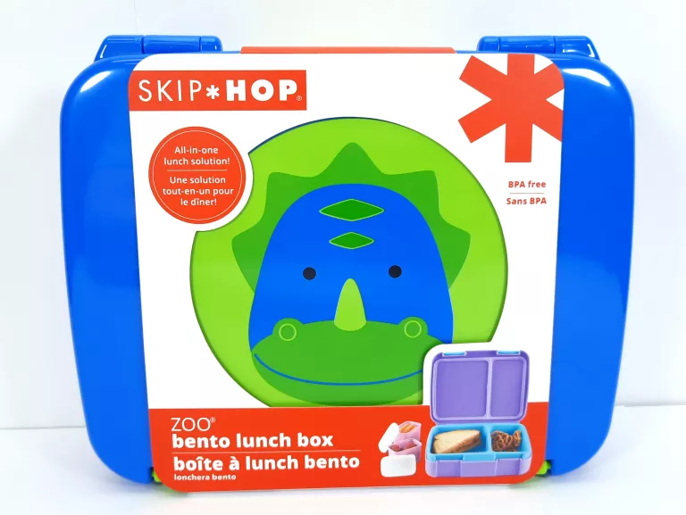 POJEMNIK NA LUNCH SKIP HOP ZOO BENTO DINO Z WYPEŁNIENIEM