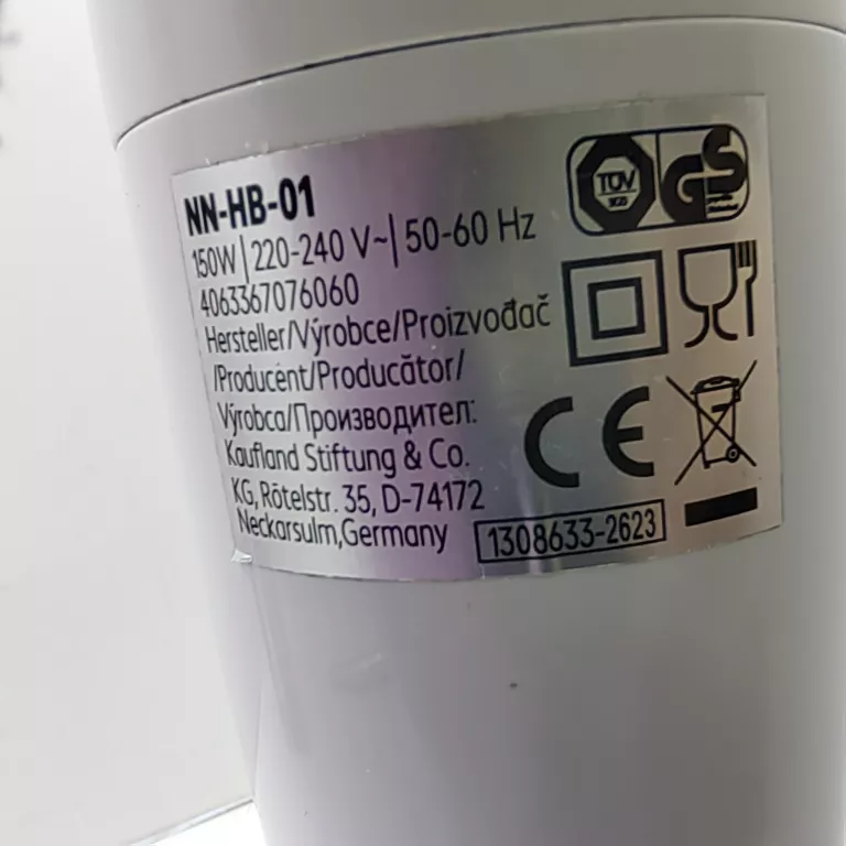 BLENDER RECZNY " KAUFLAND" KOMPLET