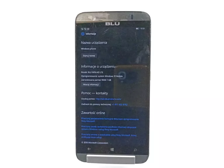 TELEFON BLU WIN HD LTE