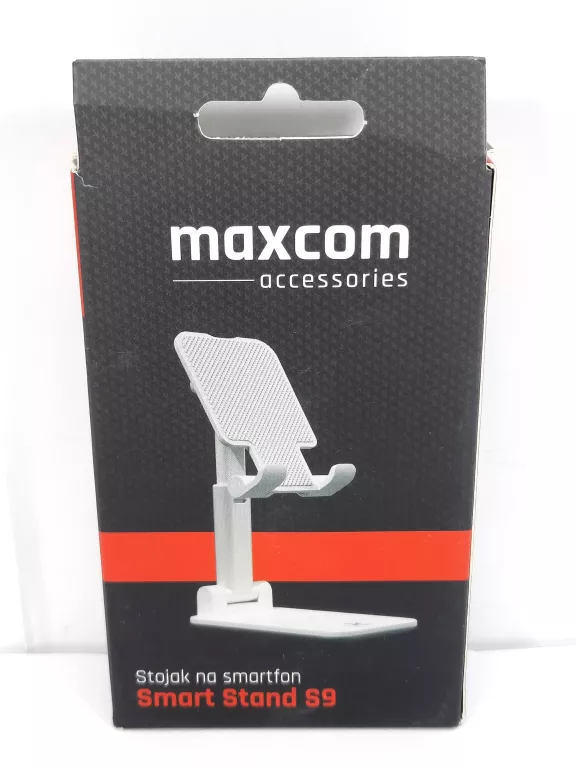 STOJAK NA TELEFON I TABLET SMART STAND MAXCOM S9 BIAŁY