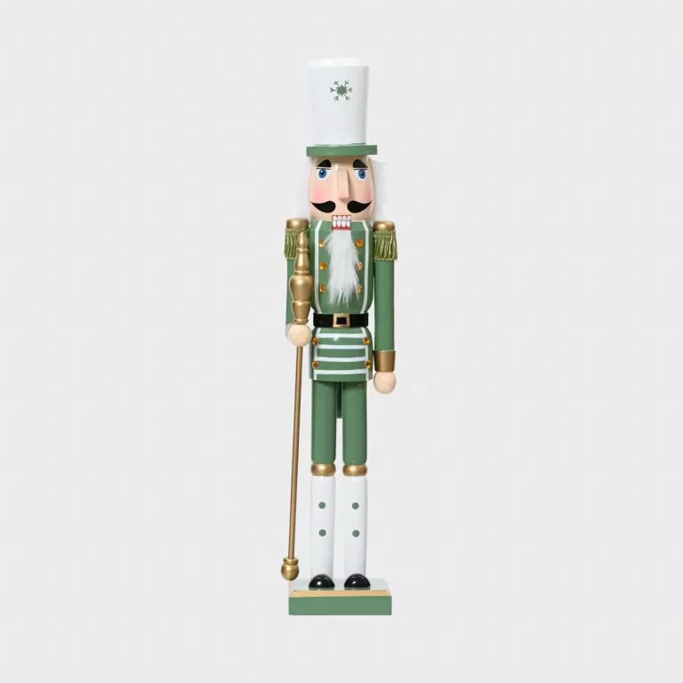 FIGURKA NUTCRACKER DREWNIANA WYSOKA 15X13X92 CM