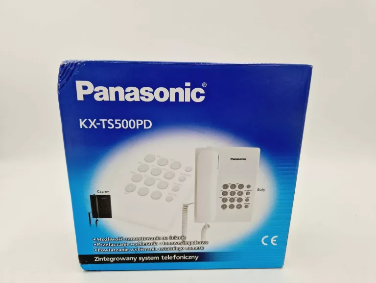 PANASONIC KX-TS500 TELEFON STACJONARNY CZARNY