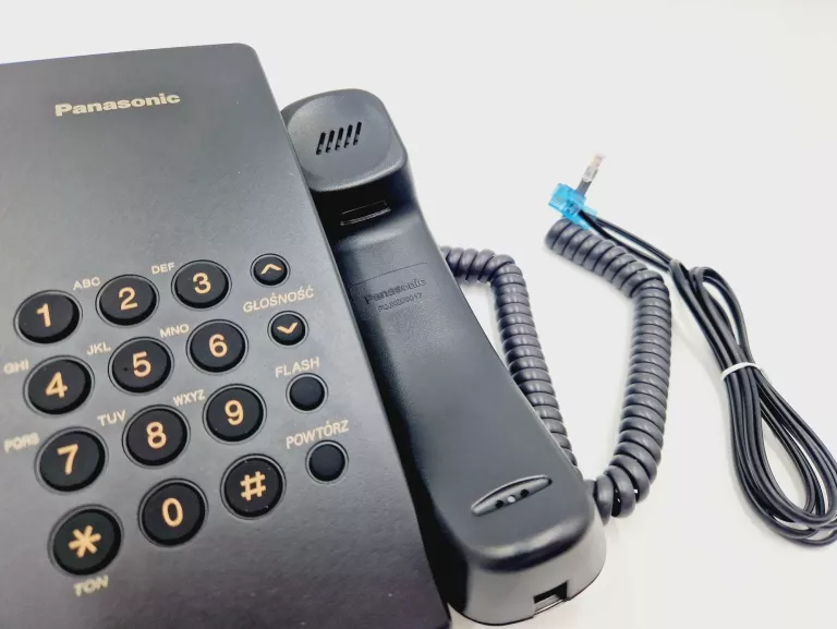 PANASONIC KX-TS500 TELEFON STACJONARNY CZARNY