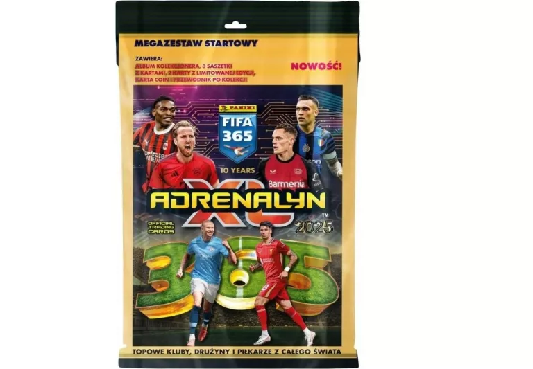 FIGURKA PANINI KARTY FIFA 2025 MEGAZESTAW STARTOWY