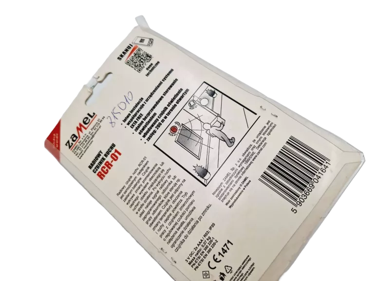 CZUJNIK RUCHU, ZMIERZCHU ZAMEL RCR-01 EXTA FREE