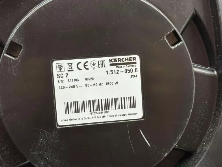 MYJKA PAROWA PAROWNICA KARCHER SC2 KOMPLET