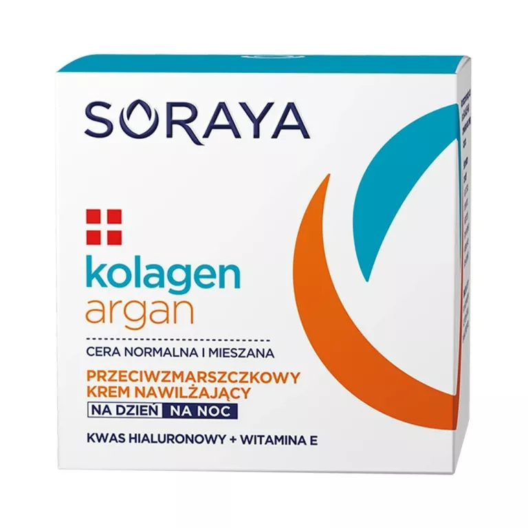 SORAYA KOLAGEN + ARGAN PRZECIWZMARSZCZKOWY KREM DO TWARZY NAWILŻAJĄCY 50ML