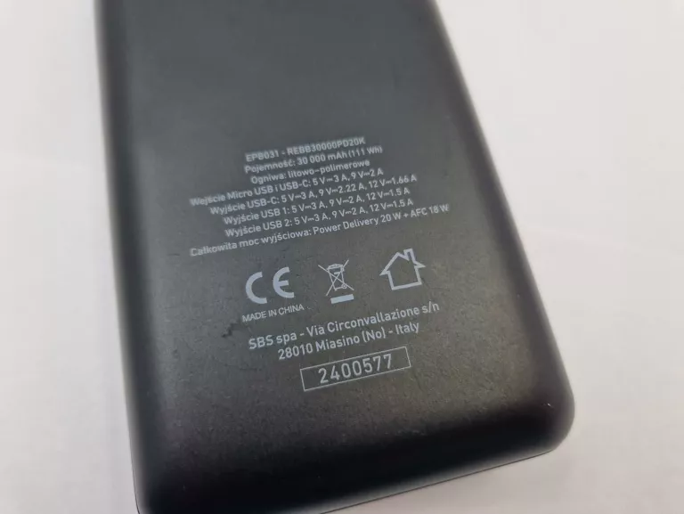 POWERBANK REINSTON  30000MAH