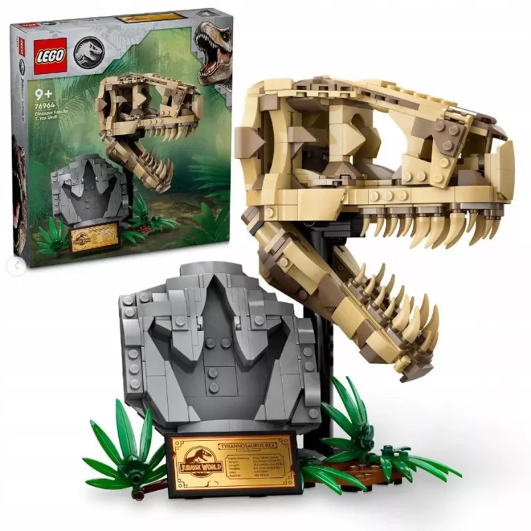 LEGO JURASSIC WORLD 76964 SZKIELETY DINOZAURÓW - CZASZKA TYRANOZAURA