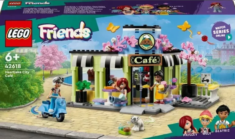 KLOCKI LEGO FRIENDS 42618 KAWIARNIA W HEARTLAKE FABRYCZNIE ZAPAKOWANE