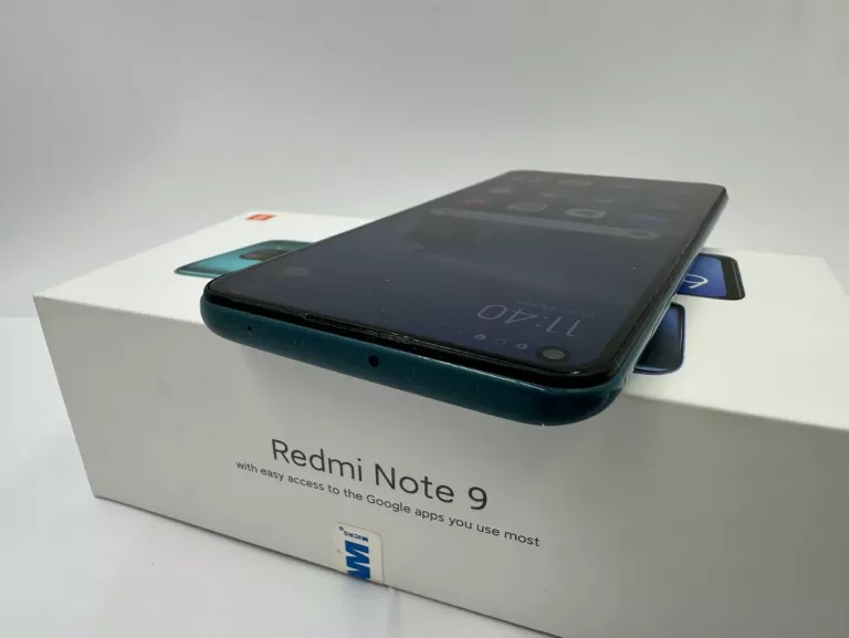 TELEFON XIAOMI REDMI NOTE 9 PUDEŁKO