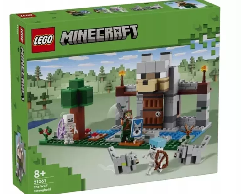 LEGO MINECRAFT 21261 MINECRAFT 21261 WOLF'S KEEP FABRYCZNIE ZAPAKOWANE