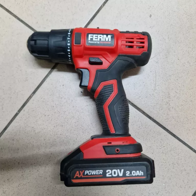 WKRĘTARKA FERM CORDLESS DRILL 20V AKU+ŁADOWARKA