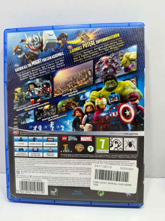 LEGO MARVEL AVENGERS PS4