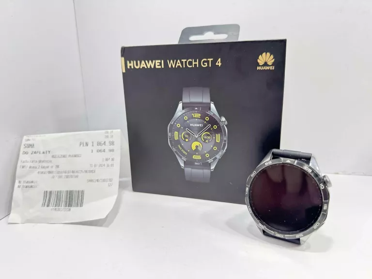 HUAWEI WATCH GT 4 GWARANCJA (BRAK ŁADOWARKI)