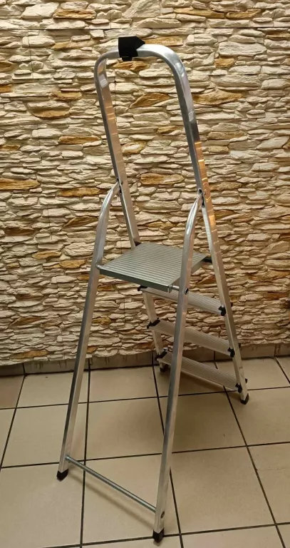 DRABINA ALUMINIOWA DOMOWA DRABEST 4ST OPNIE ALD 4 125 KG
